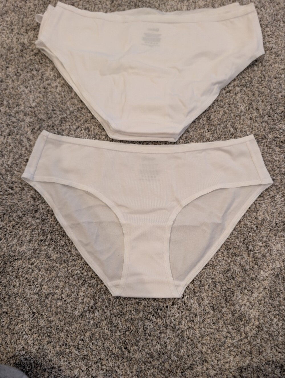 Quince Organic Cotton White 6-pack Bikini Briefs NEW Small